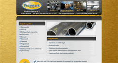 Desktop Screenshot of ferromarkgyor.hu